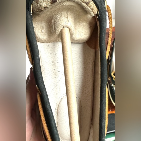 SPERRY Angelfish Black/Gold Boat Shoes SPERRY Women’s Shoes Cheetah Sperrys - Picture 4 of 8